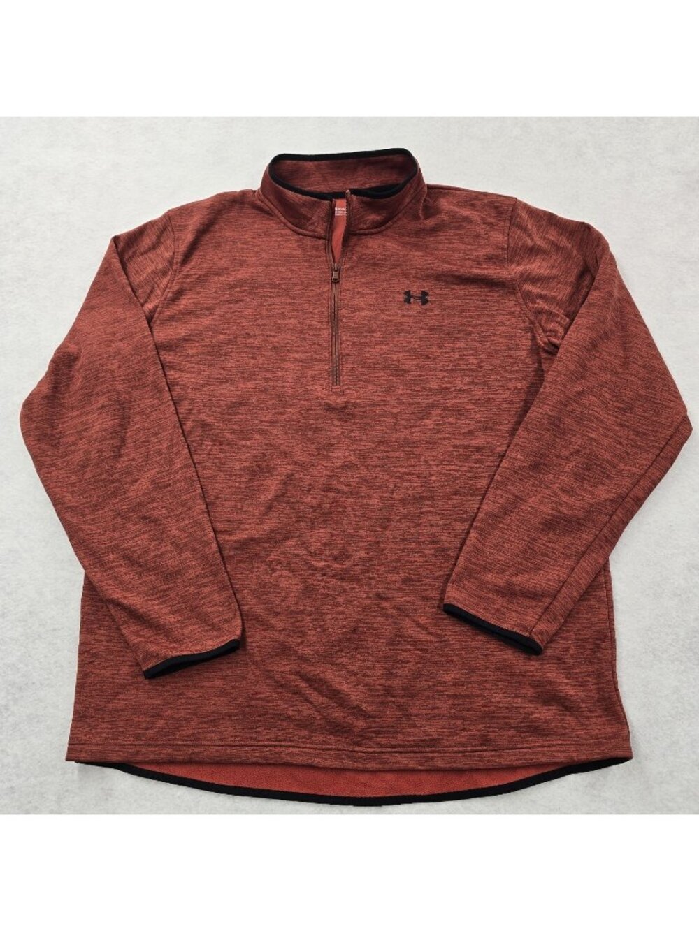 Under Armour Loose Fit Pullover Sweater Mens 3XLT Cold Gear 1/4 Zip Long Sleeve - Picture 1 of 7